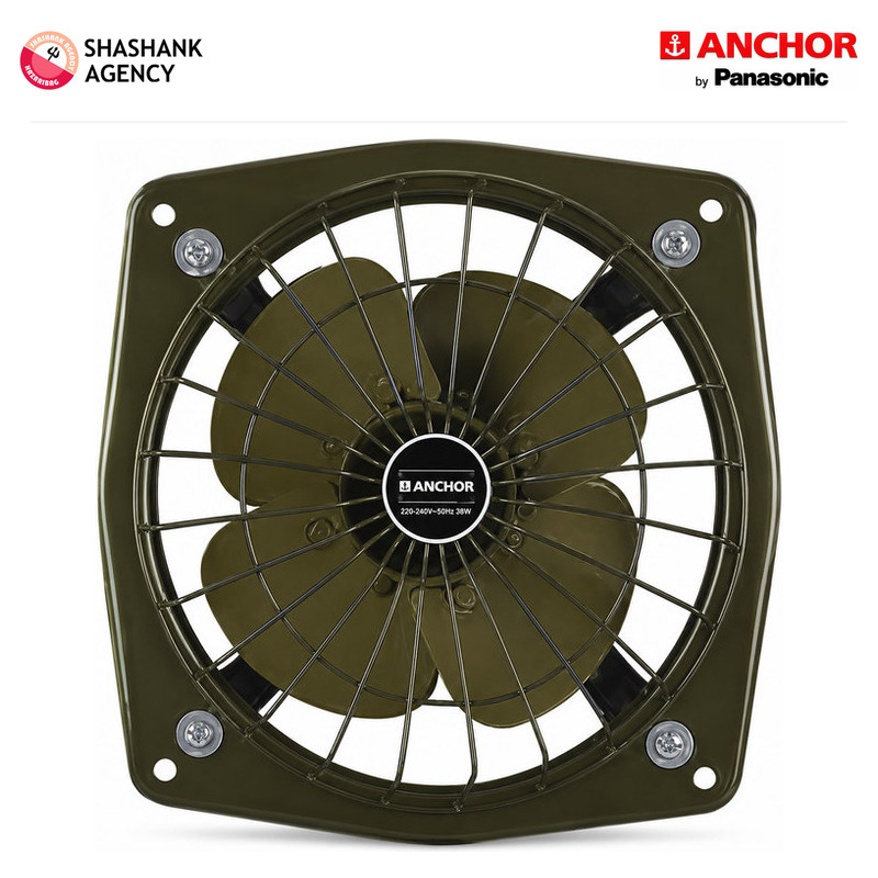 Anchor ANCHOR FAN - Exhaust - Anmol Deluxe - 300mm - Reversible - Metallic Grey
