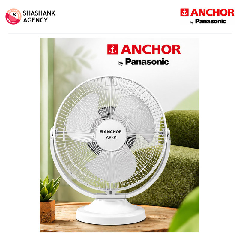 Anchor ANCHOR FAN - Personal - All Purpose - AP 01 - 300mm - White