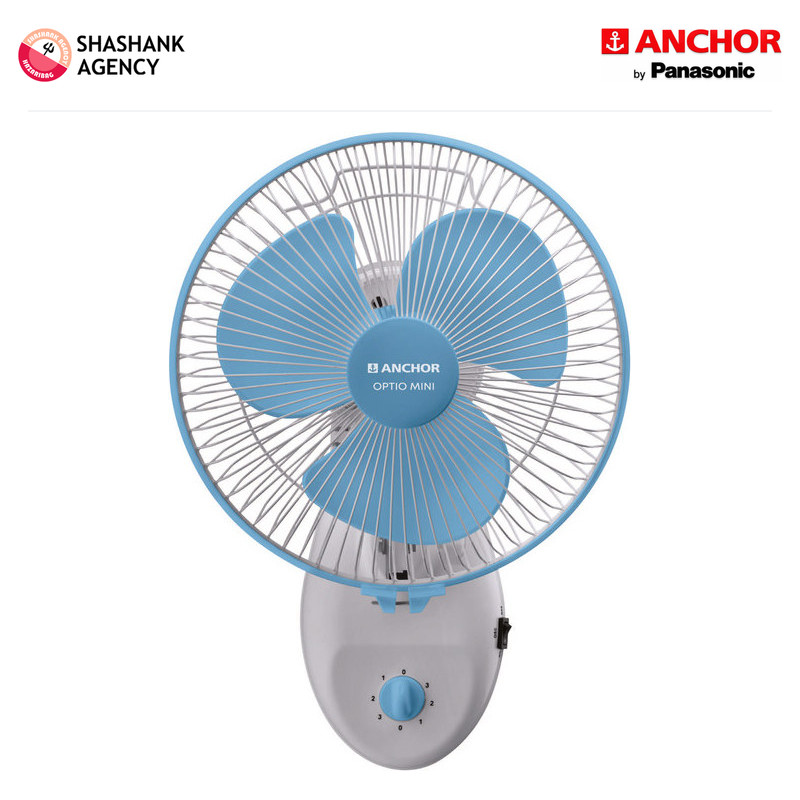 Anchor ANCHOR FAN - Personal Fan - All Purpose - 230mm - Optio Mini - Blue