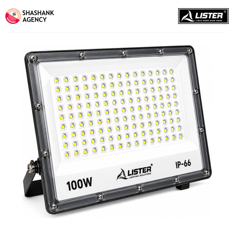Lister LISTER LED - Flood Light - Crystal Series - 100w - 6500k