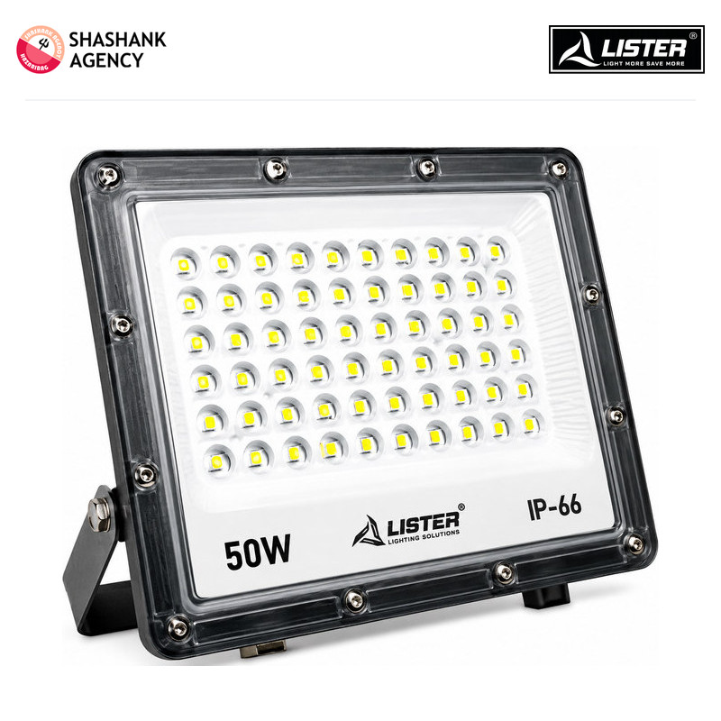 Lister LISTER LED - Flood Light - Crystal Series - 50w - 6500k