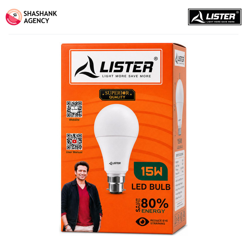 Lister LISTER LED - Spherical Bulb - 15w - 6500k