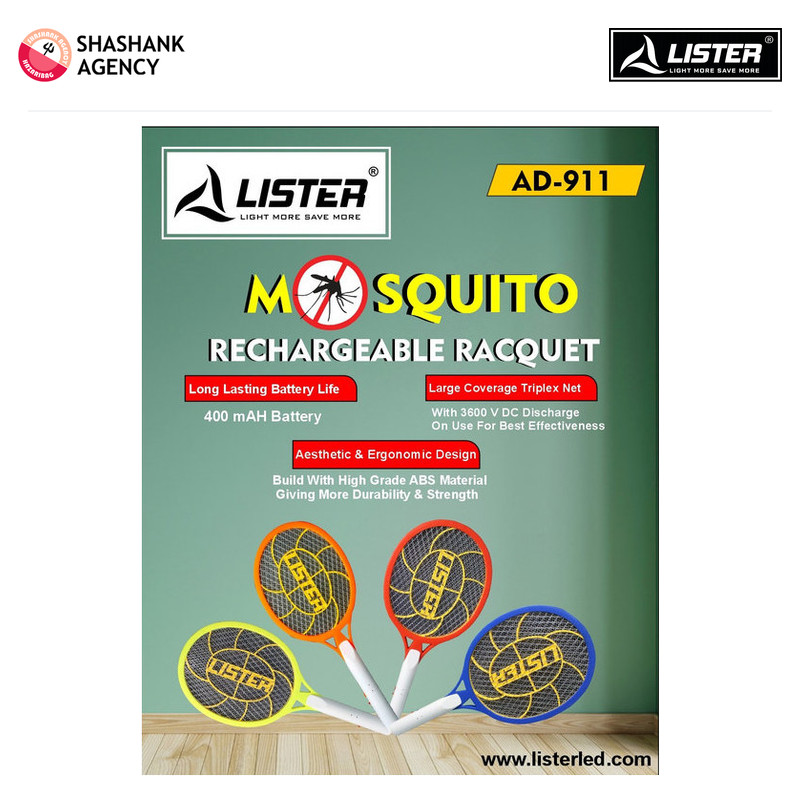 Lister LISTER - Mosquito Racket - 400mA