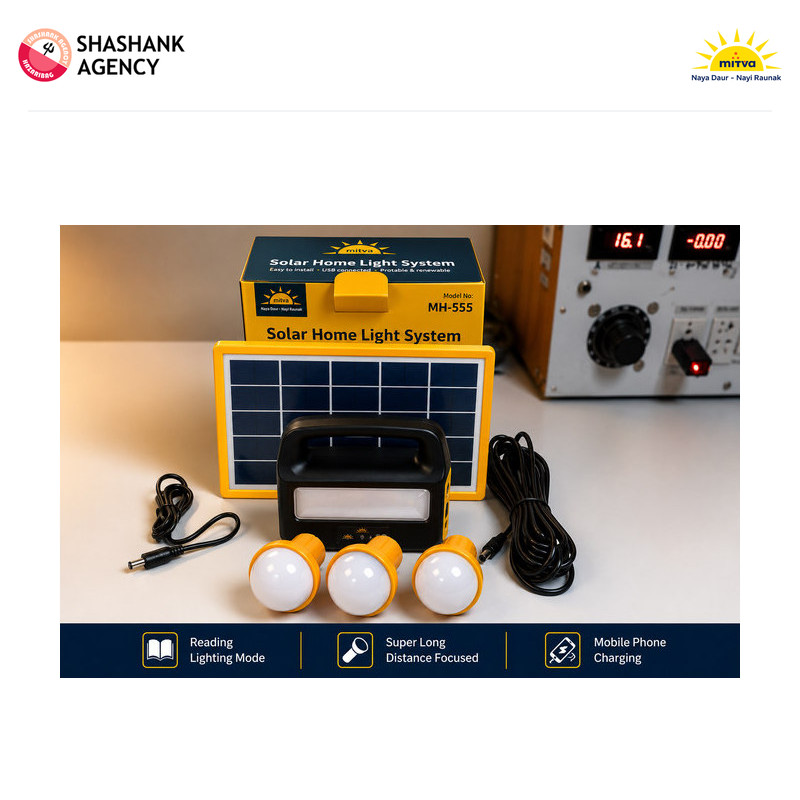 Mitwa MITWA - Solar Home Light System - MH555+ product view 3