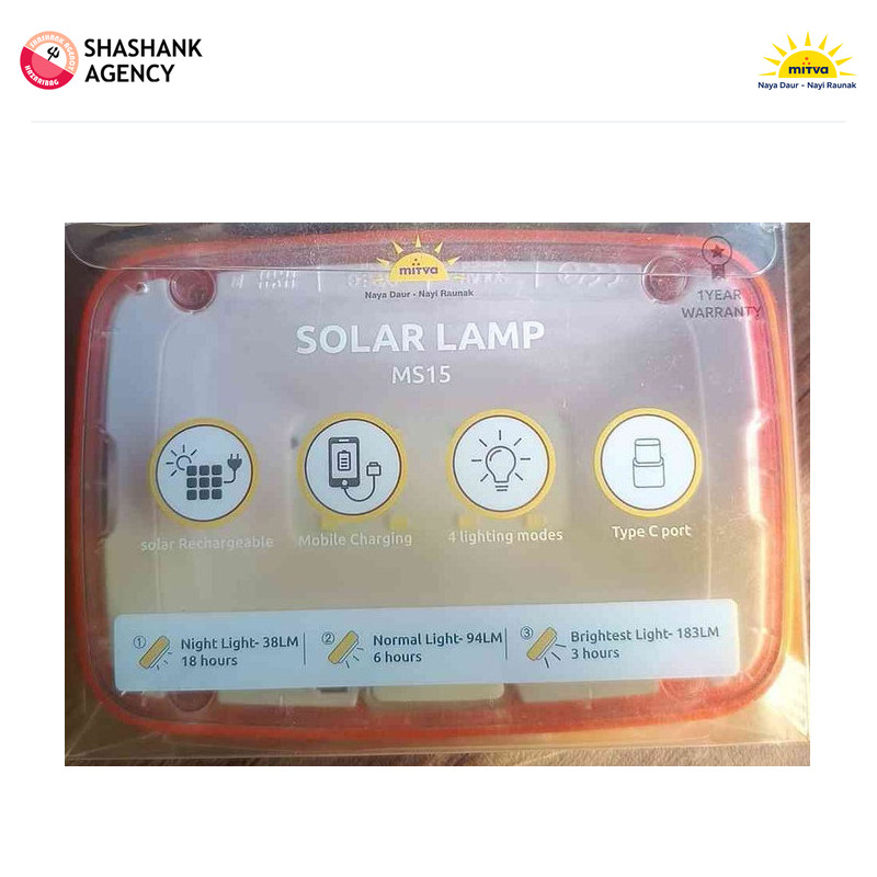 Mitwa MITWA - Solar Study Lamp - MS15
