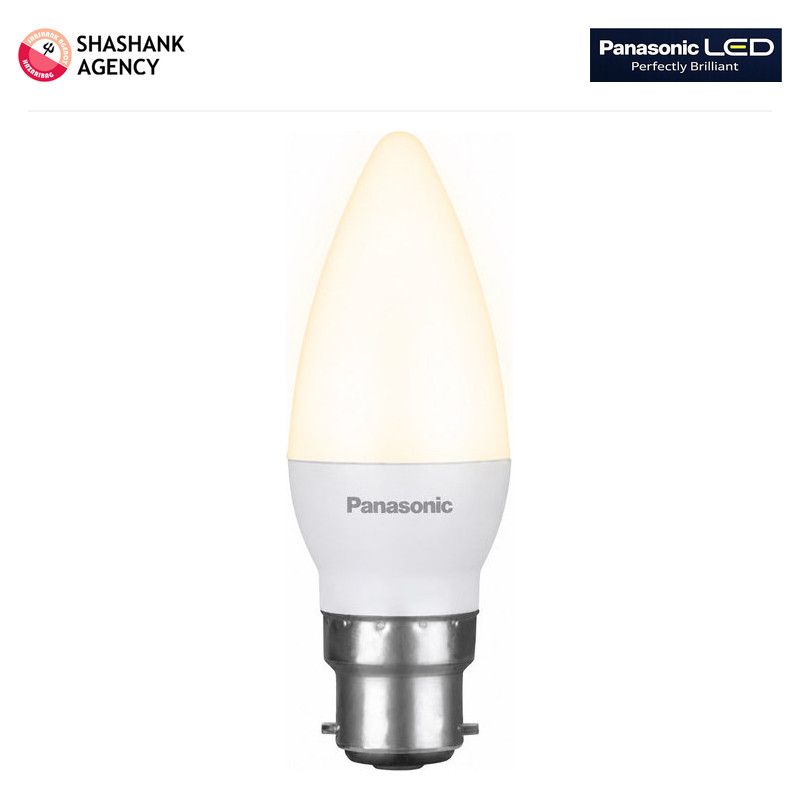 PANASONIC PANASONIC LED - Candle Lamp - B22 - 4w - 3000k