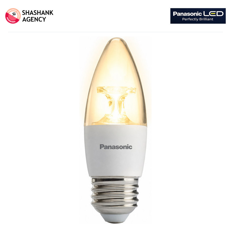 PANASONIC PANASONIC LED - Candle Lamp - Clear - E27 - 3000k