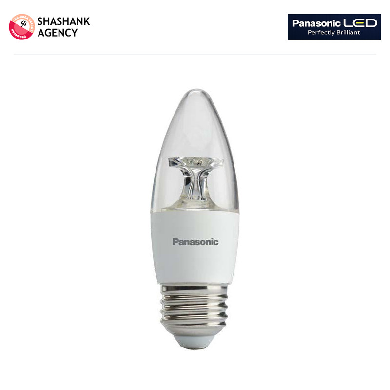 PANASONIC PANASONIC LED - Candle Lamp - E27 - Clear - 4w - 6500k