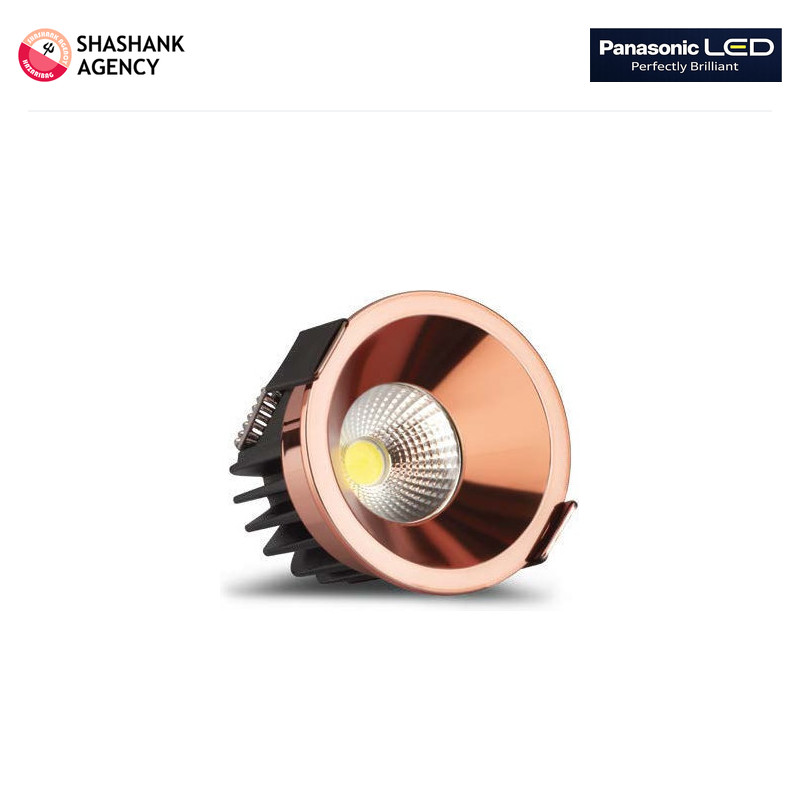 PANASONIC PANASONIC LED - Downlight - COB Deep Recess - Rose Gold - 12w - 3000K