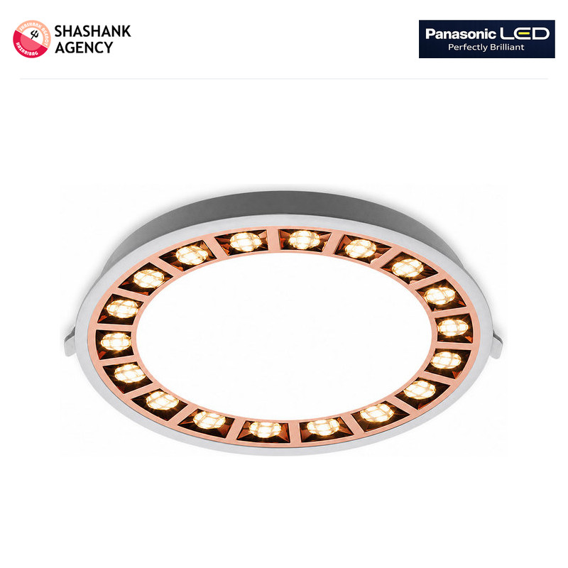 PANASONIC PANASONIC LED - Downlight - Honeycomb - RoseGold - 8w - CNW