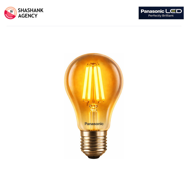 PANASONIC PANASONIC LED - Filament Bulb - E27 - Gold A60 - 8W - 2700k