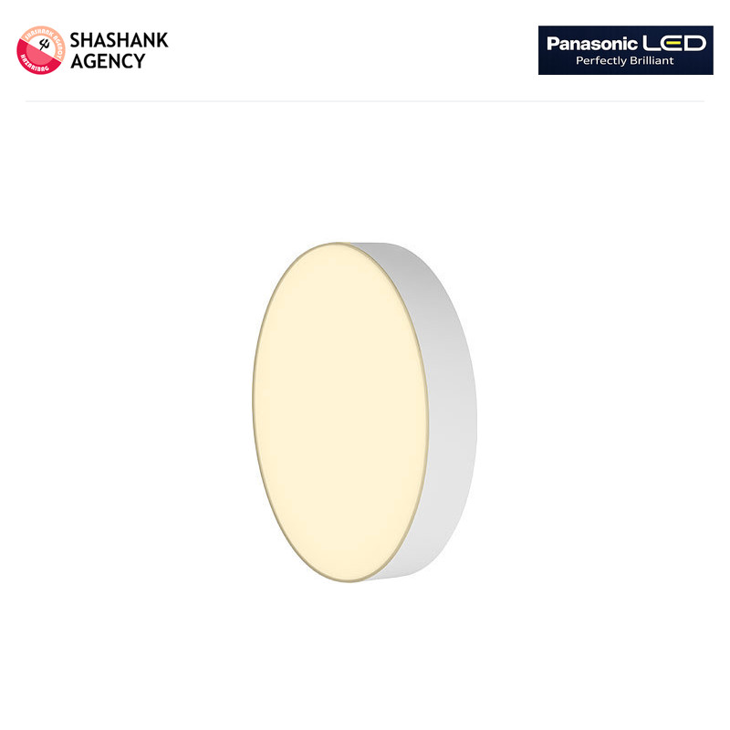 PANASONIC PANASONIC LED - Rimless Surface - Round - 6w - 3000k