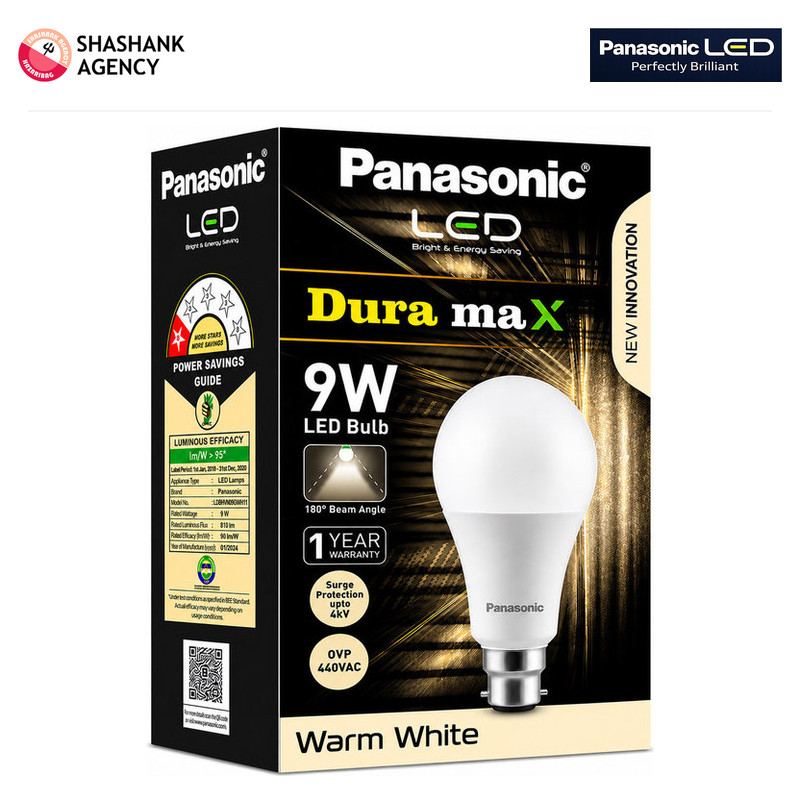 PANASONIC PANASONIC LED - Spherical Bulb - B22 - 9w - 3000k product view 2