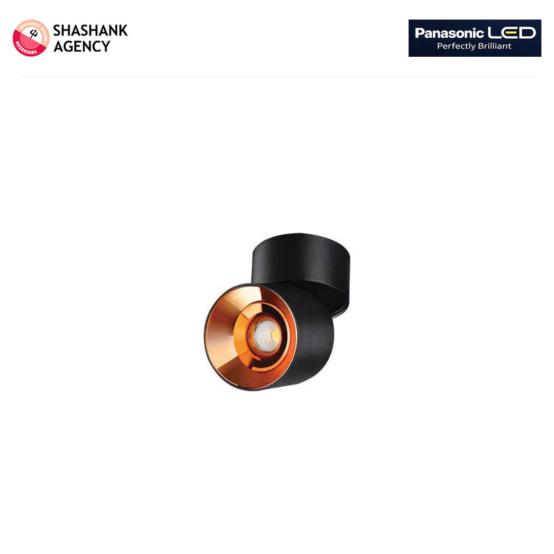 PANASONIC PANASONIC LED - Surface Tiltable Spotlight - Ferris - 18w - 3000k - Black RG