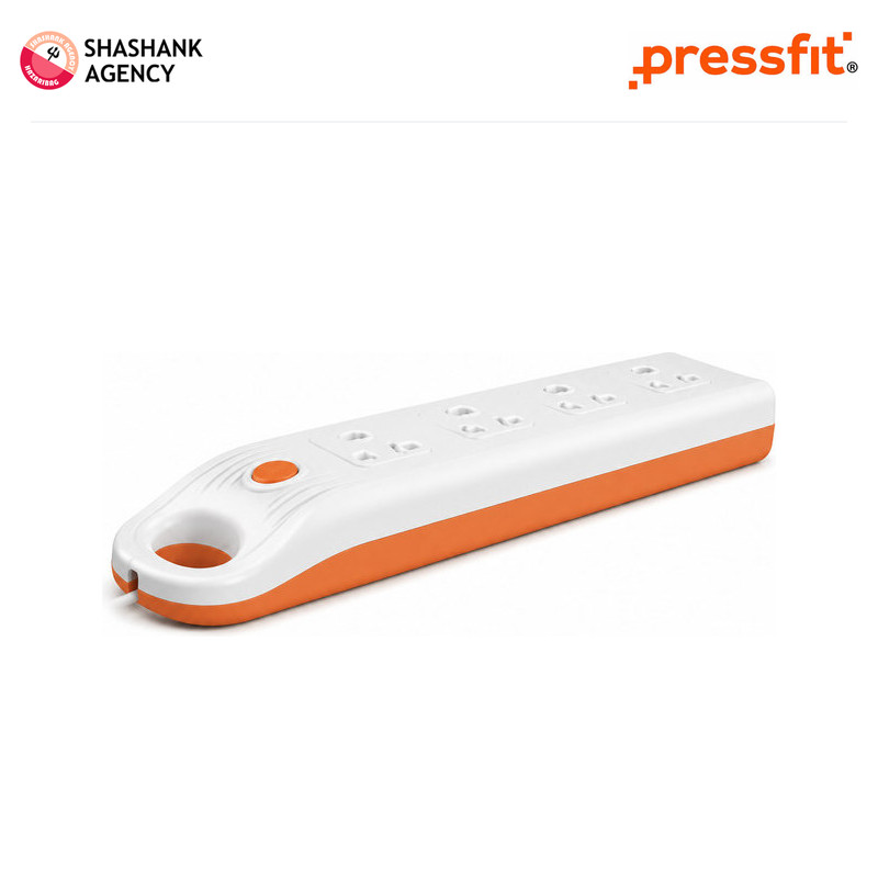 Pressfit PRESSFIT ACCESSORY - EXTENSION - POWER STRIP - BULLET - 1+4 - 1.5m