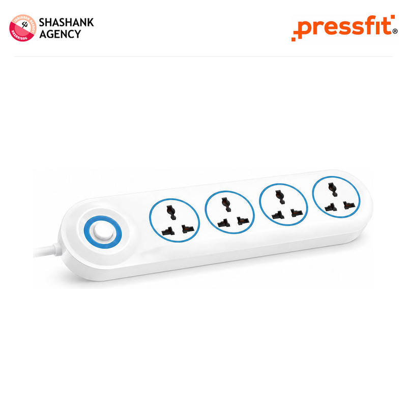 Pressfit PRESSFIT ACCESSORY - EXTENSION - POWER STRIP - POD - 1+4 - 1.5m