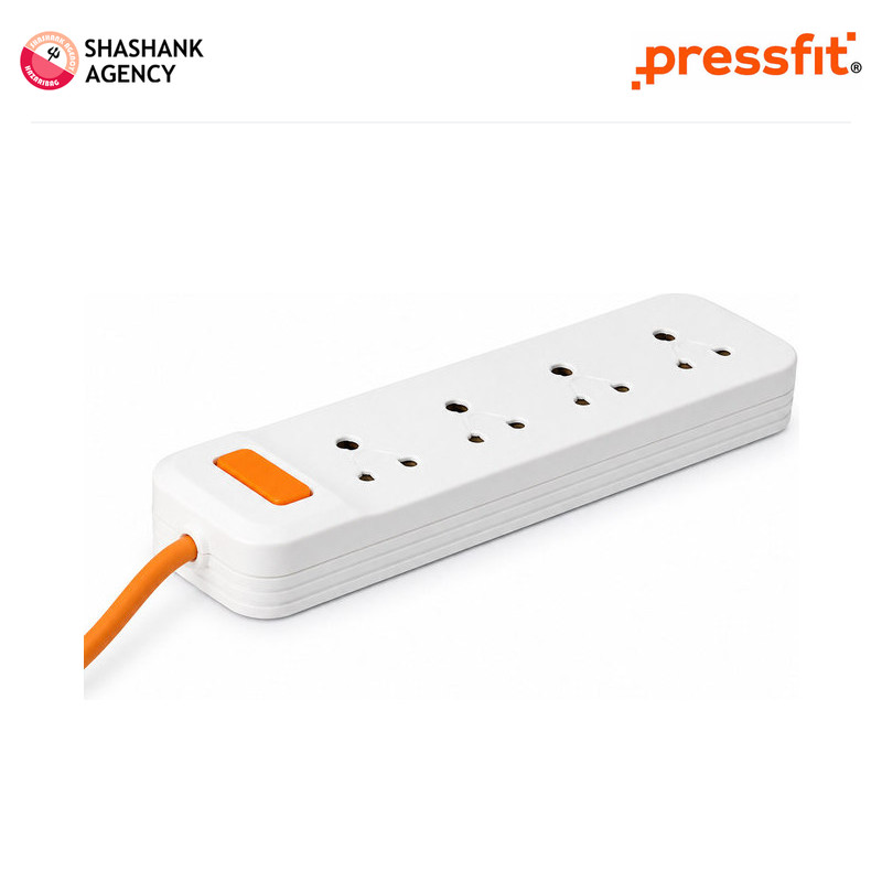 Pressfit PRESSFIT ACCESSORY - EXTENSION - POWER STRIP - TITAN - 1+4 - 1.5m
