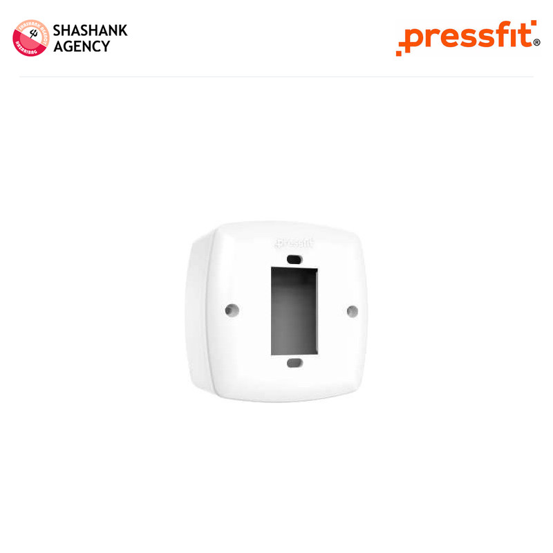 Pressfit PRESSFIT ACCESSORY - Gang Box - Nano - 1WAY - 16A - White