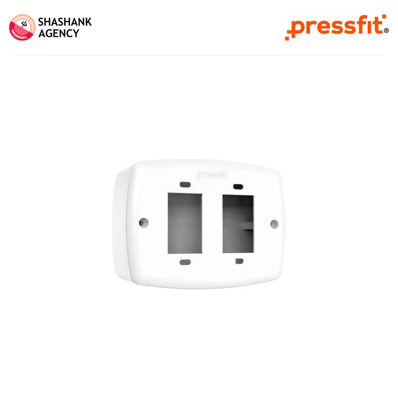 Pressfit PRESSFIT ACCESSORY - Gang Box - Nano - 2WAY - White