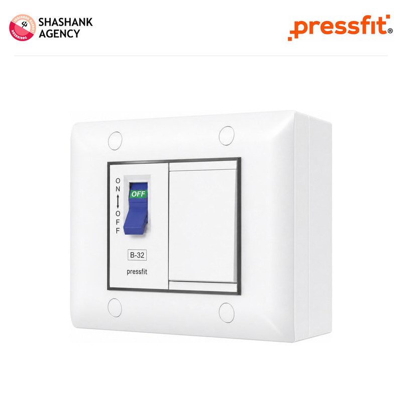 Pressfit PRESSFIT ACCESSORY - Modular Gang Box - Tejas - 2M - Chrome