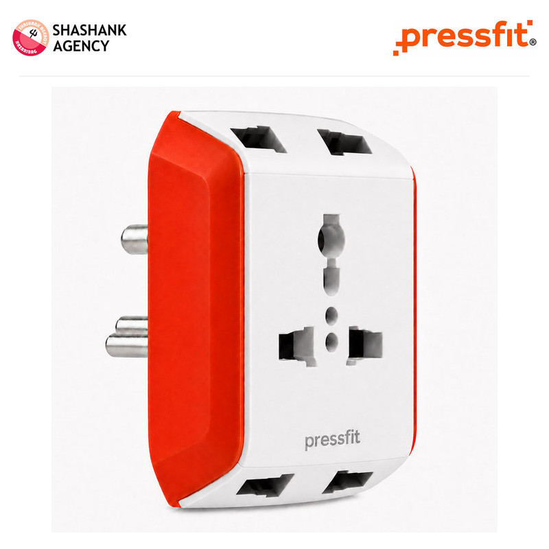 Pressfit PRESSFIT ACCESSORY - MULTIPLUG - CHORUS 3P - 6A - WHITE