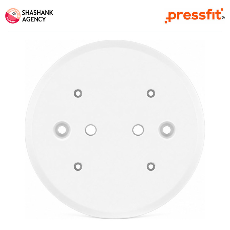 Pressfit PRESSFIT ACCESSORY - Round Plate - Diya - 4½"