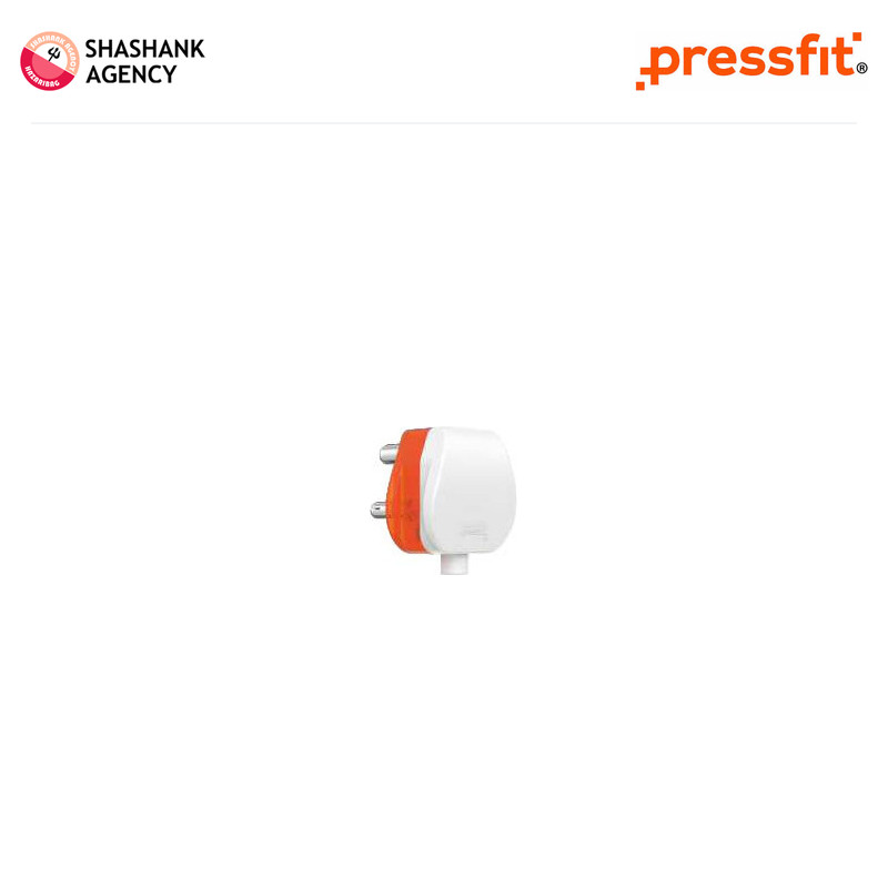 Brand not specified PRESSFIT ASSESSORY 3 PIN PLUG TOP - LX - 6A