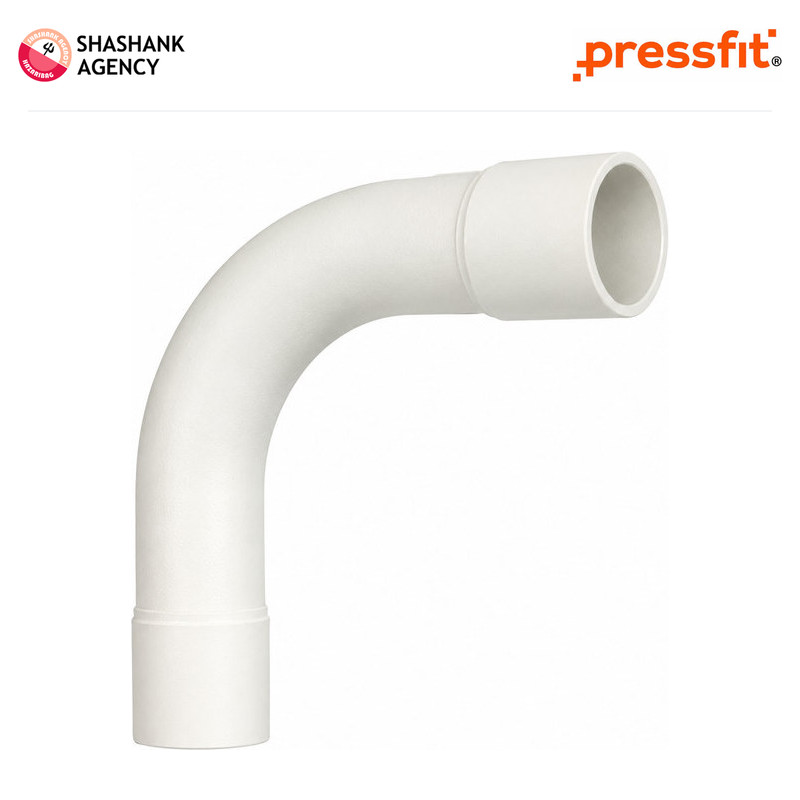 Brand not specified PRESSFIT ASSESSORY - BEND - PT70 - 25MM - IVORY
