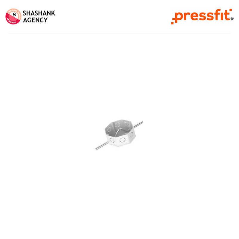 Pressfit PRESSFIT ASSESSORY - PVC FAN BOX - OCTA - WHITE