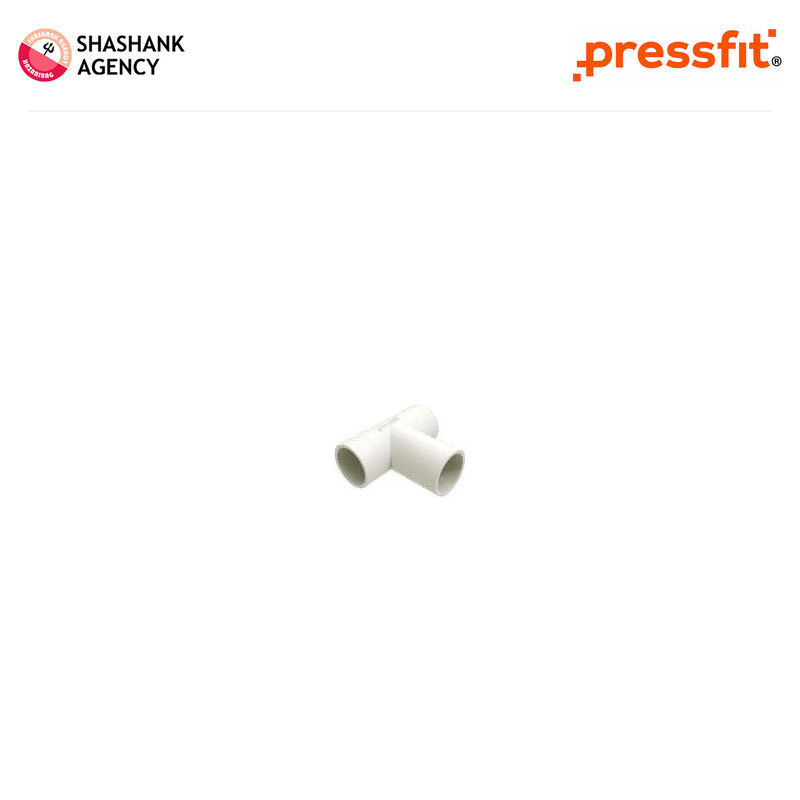 Brand not specified PRESSFIT ASSESSORY - TEE - PT - 20MM - IVORY