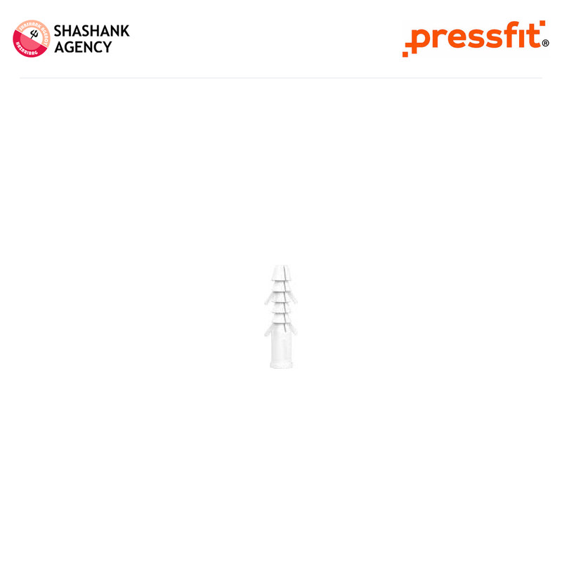 Brand not specified PRESSFIT ASSESSORY - WALL PLUG - #10 - 38mm - Round