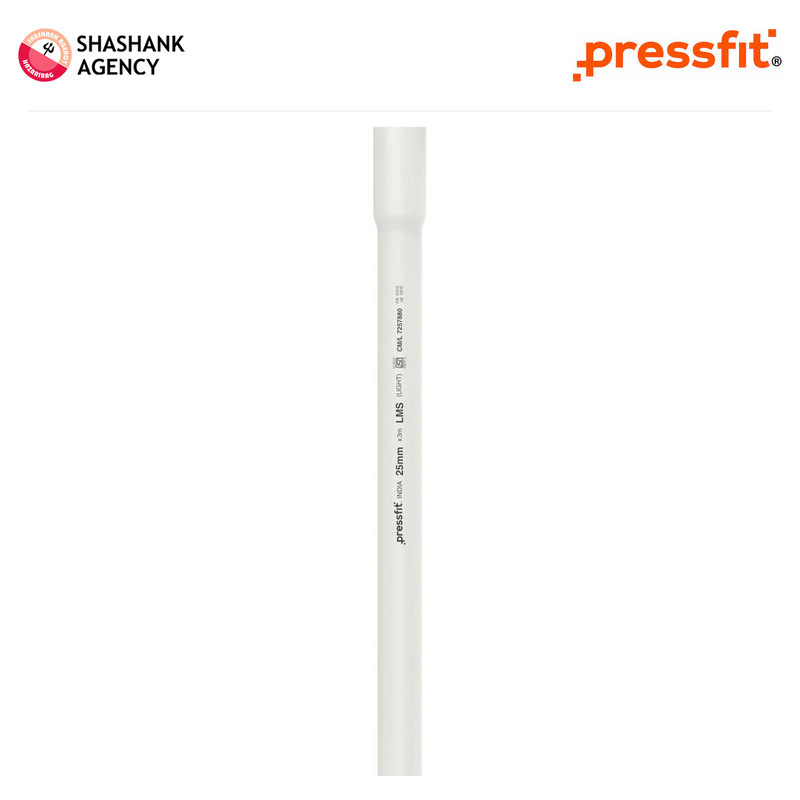 Pressfit PRESSFIT Conduit Pipe - Commercial - 20mm - IVORY - 1PC