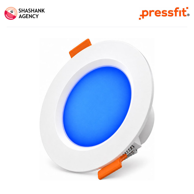 Brand not specified PRESSFIT LED - Junction Box - 3W - Amaze - Blue