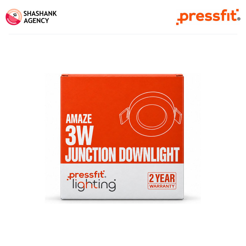 Brand not specified PRESSFIT LED - Junction Box - 3W - Amaze - Pink product view 2