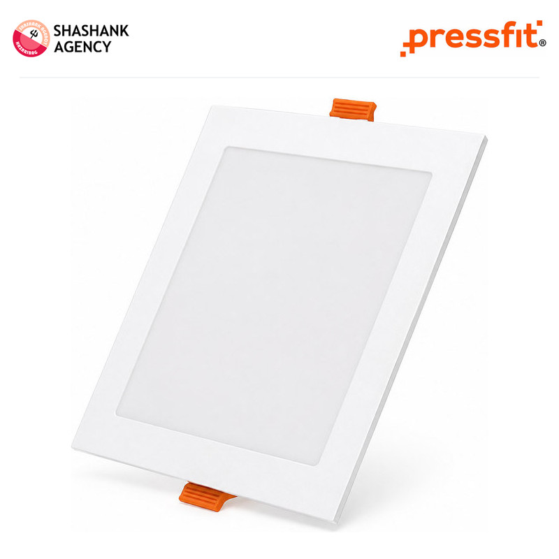 Pressfit PRESSFIT LED - Nimbus Backlit Panel - 12w - Square - 6500k