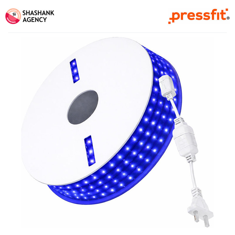 Pressfit PRESSFIT LED - Rope Light - DAZZLE - 120LED - BLUE - 50M