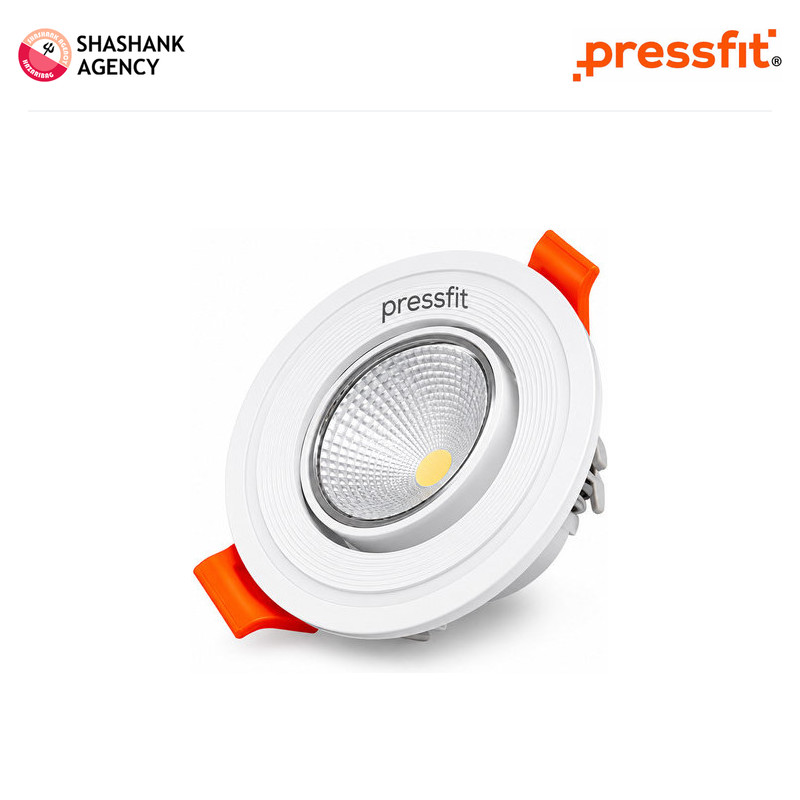 Pressfit PRESSFIT LED - Spotlight - Blaze - Tiltable - 3W - 3-in-1