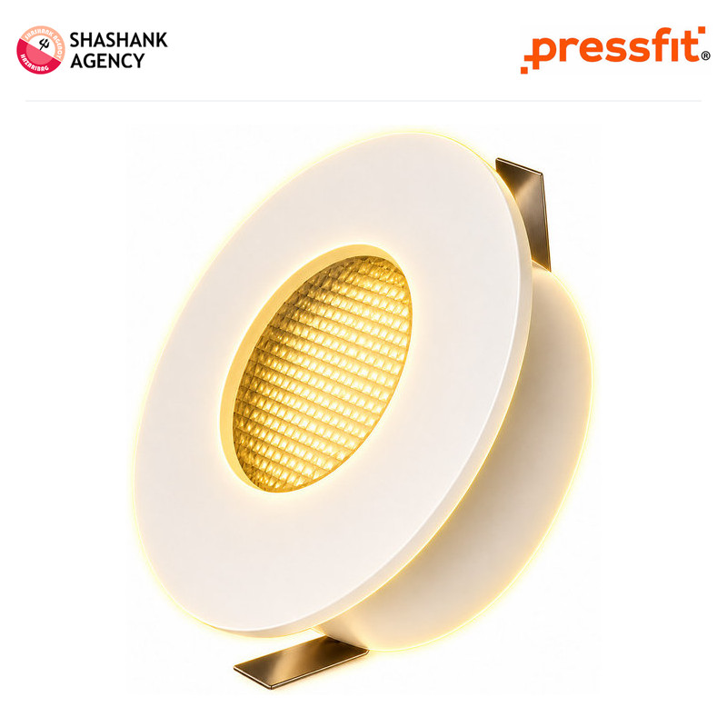 Pressfit PRESSFIT LED - Spotlight - Zia - 2w - 3000k