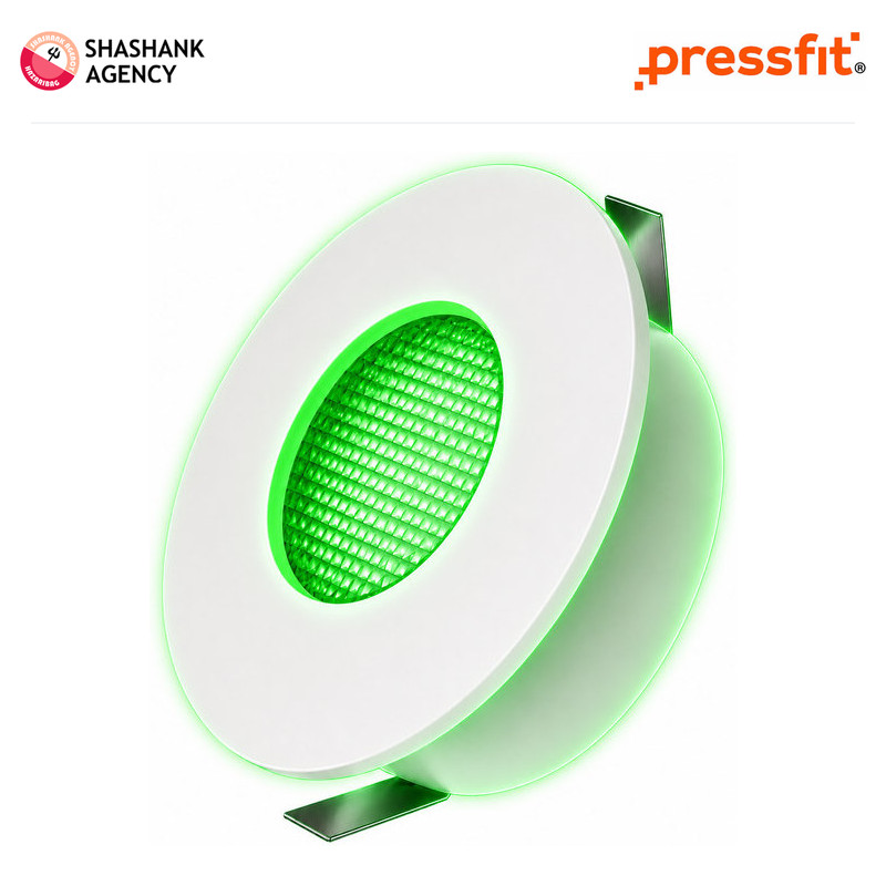 Pressfit PRESSFIT LED - Spotlight - Zia - 2w - Green