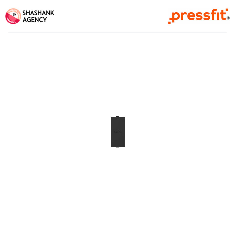 Pressfit PRESSFIT Switches - Modular - Blank Plate - Black
