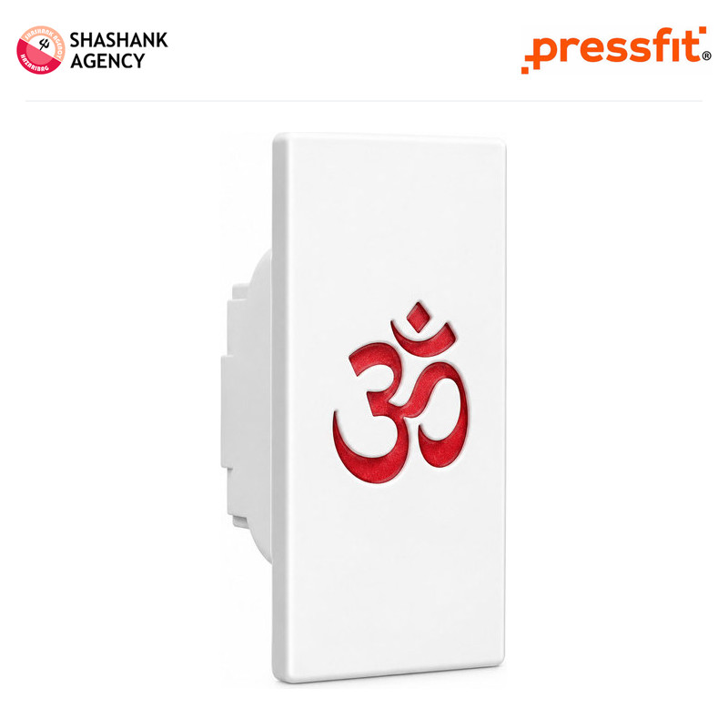 Pressfit PRESSFIT Switches - Modular Indicator - Om - White (ONE)