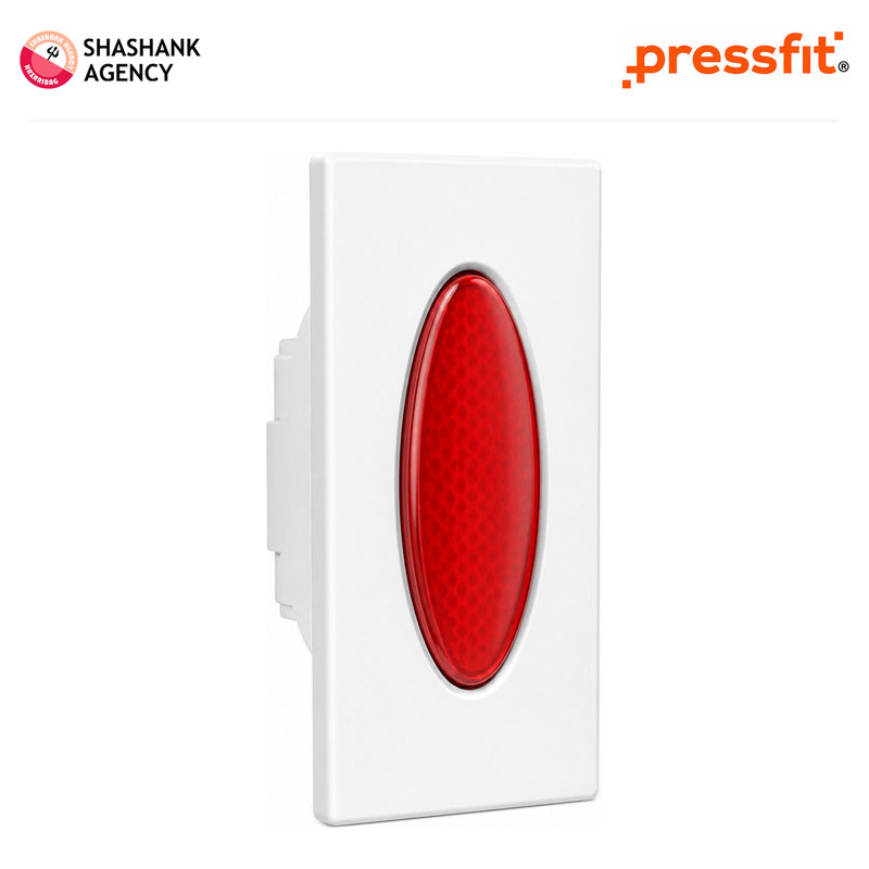 Pressfit PRESSFIT Switches - Modular Indicator - Pulse - White (ONE)