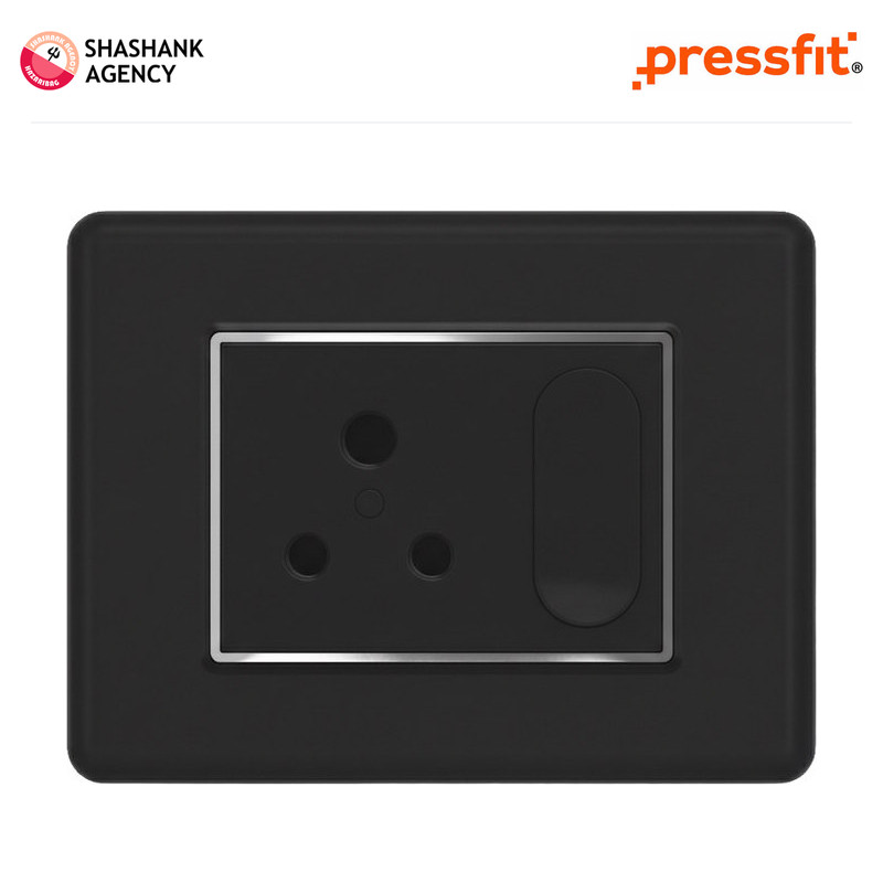 Pressfit PRESSFIT Switches - Modular Plates - Candy - 3M - Silver Border - Pitch Black