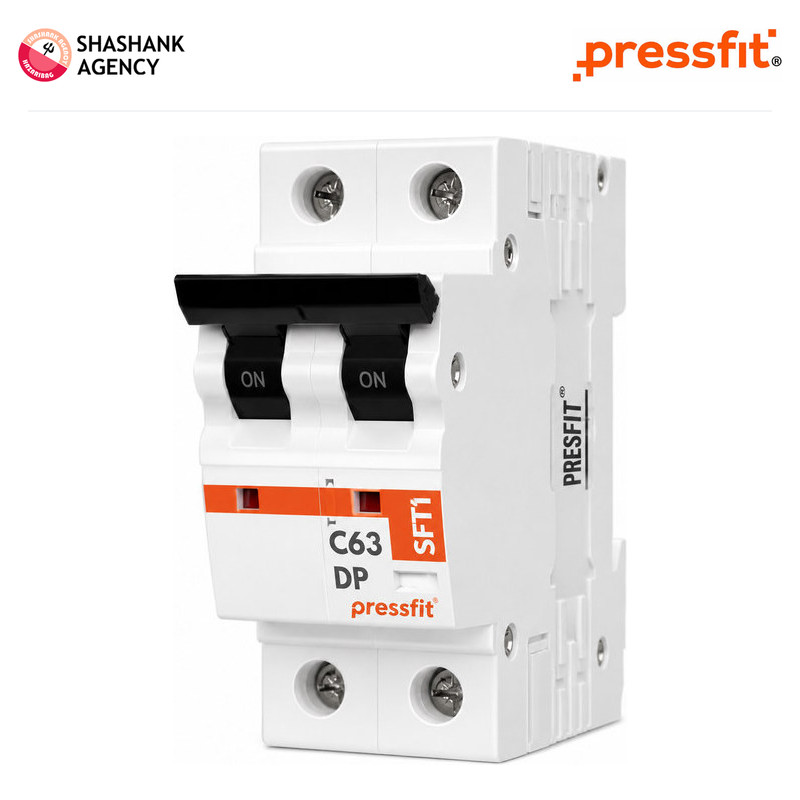 Pressfit PRESSFIT Switchgear - MCB - DP SFT1 - 32A - 10kA - C Type