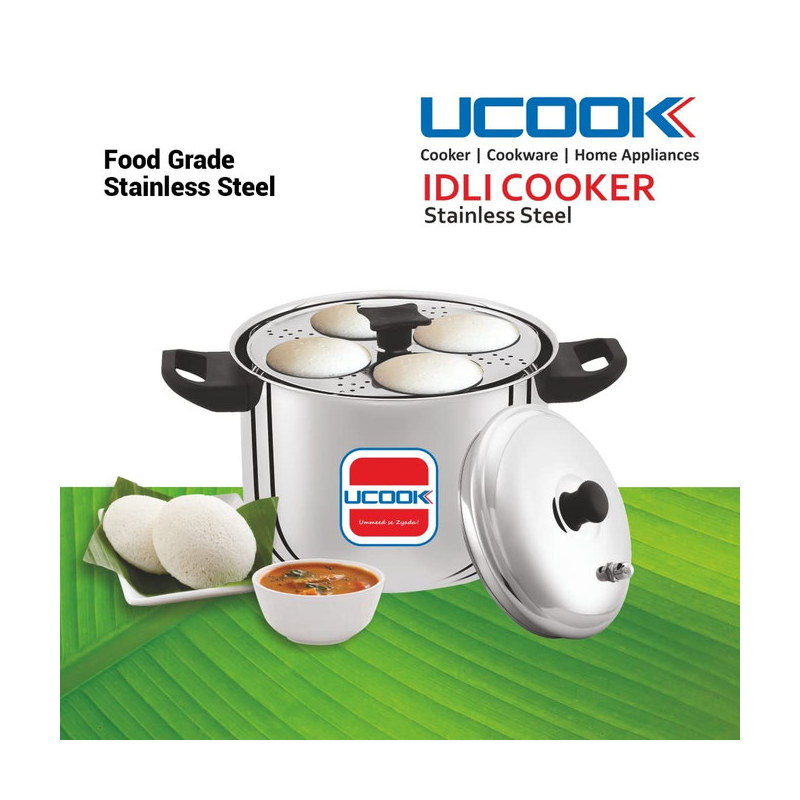 UCOOK UCOOK Cookware - IDLY COOKER - 6 PLATE 24PCS