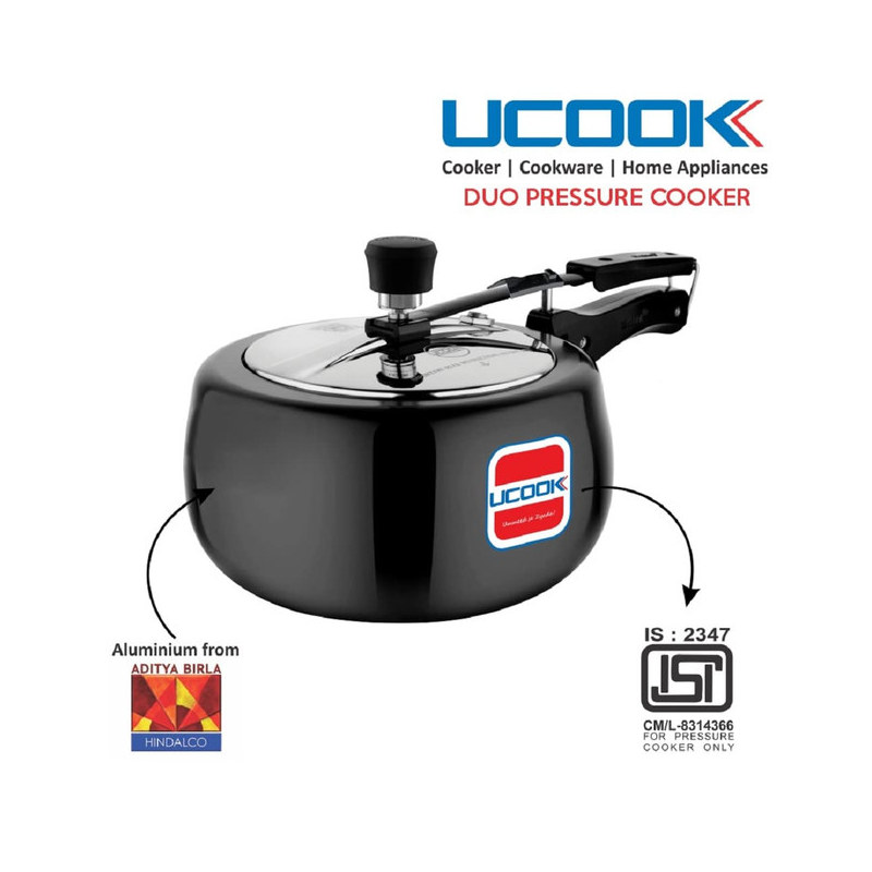UCOOK UCOOK PRESSURE COOKER - ROYALE HA IB - 4L